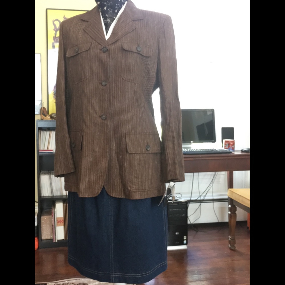 Emanuel Ungaro linen military jacket, “Liberte” - Picture 2 of 8